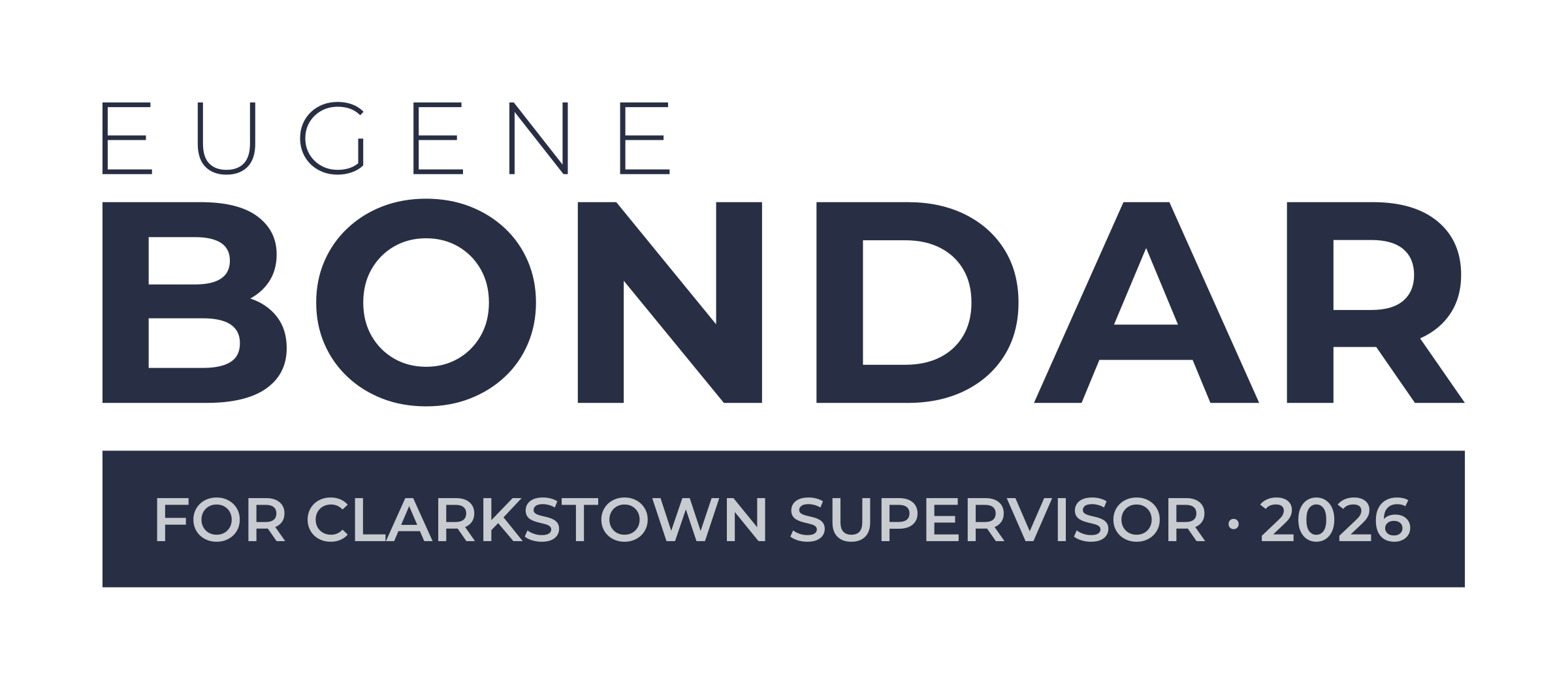 Eugene Bondar for Clarkstown Supervisor 2026