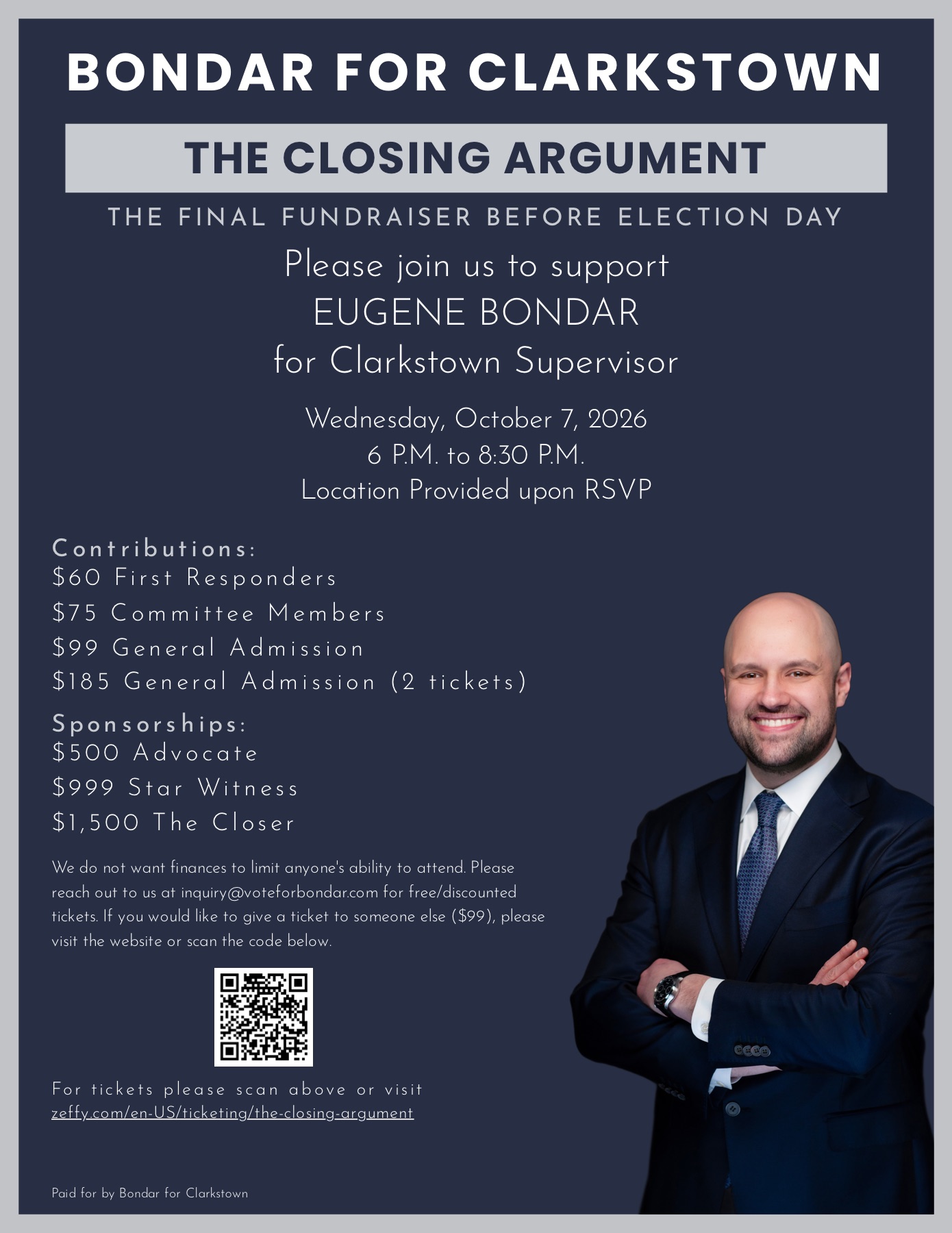 The Closing Argument flyer