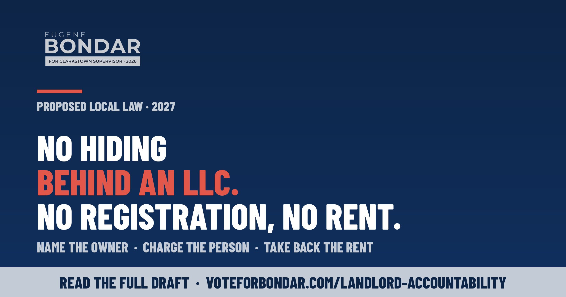 Proposed law: renter safety & landlord accountability